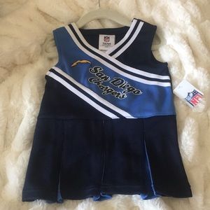 NWT SD Chargers cheerleading outfit